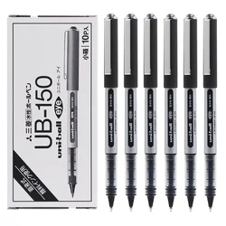 Uni-top göz mikro UB-150 jel kalem 0.5mm siyah mavi kırmızı el yazısı Rollerball mikro tutarlı mürekkep akış pürüzsüz nib ball nib