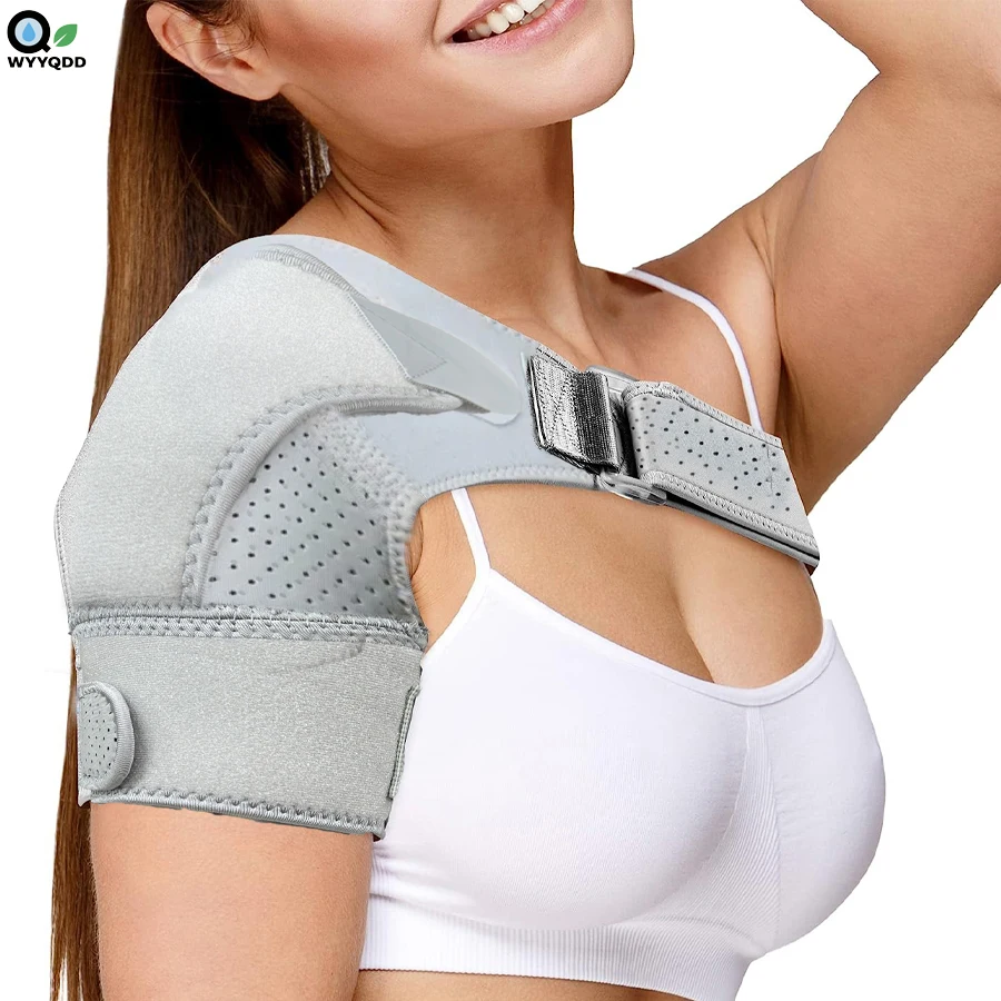 

Shoulder Brace and Arm Sling for Men & Women, Shoulder Compression for Injury Relief and Adjustable Comfort,Right/Left