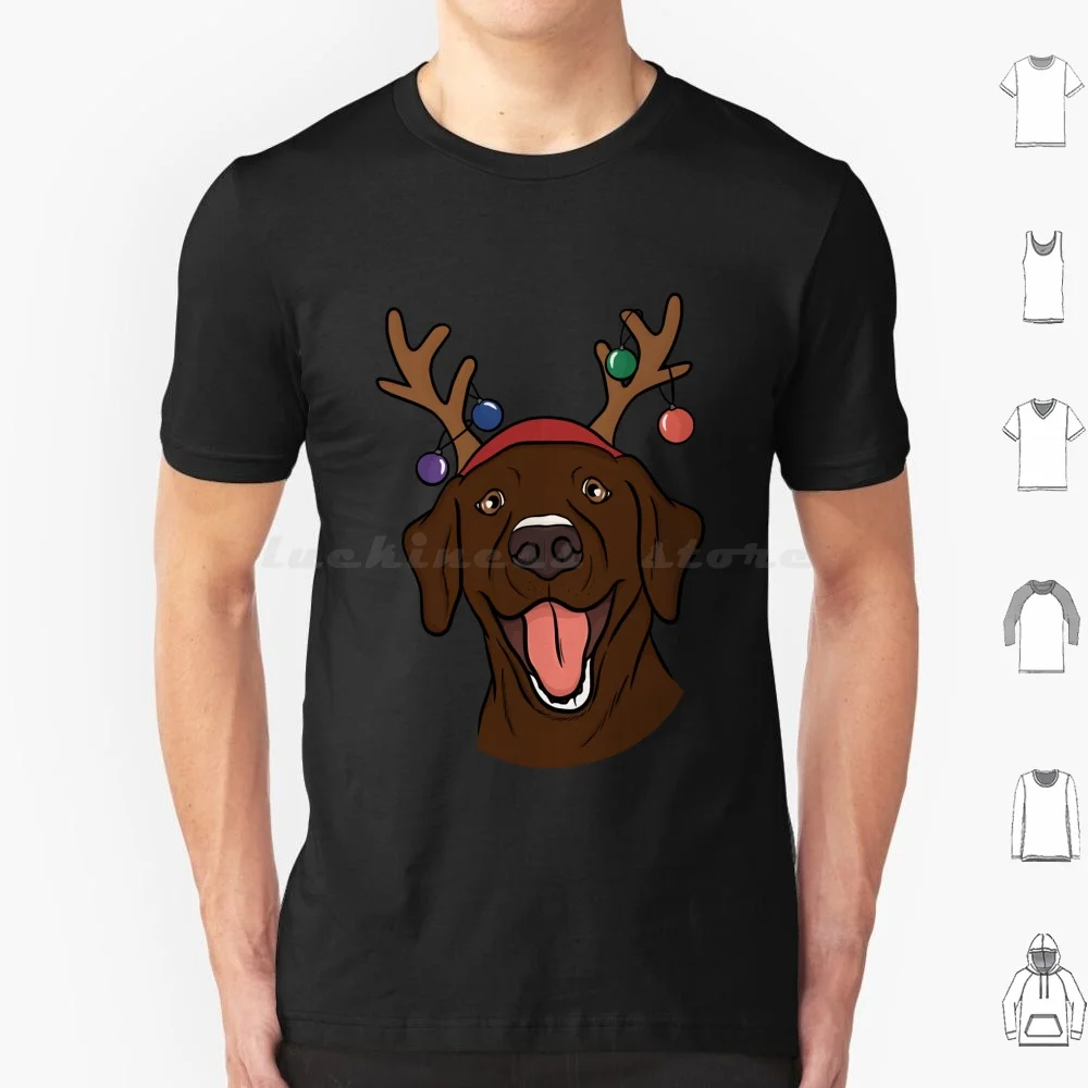 Christmas Chocolate Lab Classic T Shirt Men Women Kids 6xl