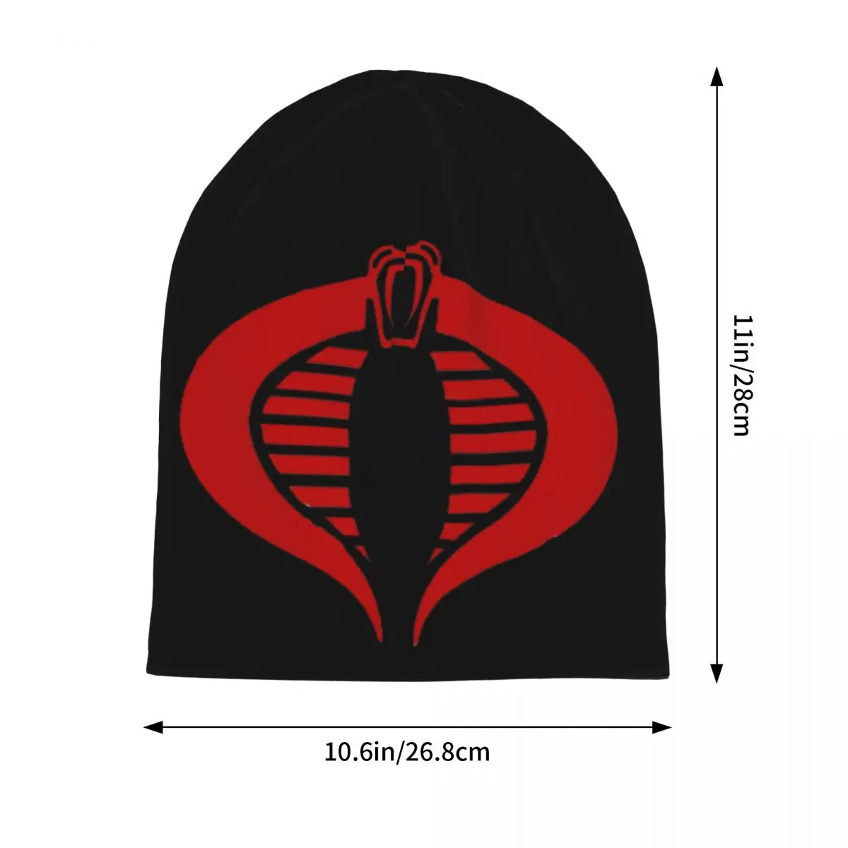 Gi Joe Cobra Enemy Logo Unisex Adult Beanies Caps Knitted Bonnet Hat Warm Hip Hop Autumn Winter Outdoor Skullies Hats