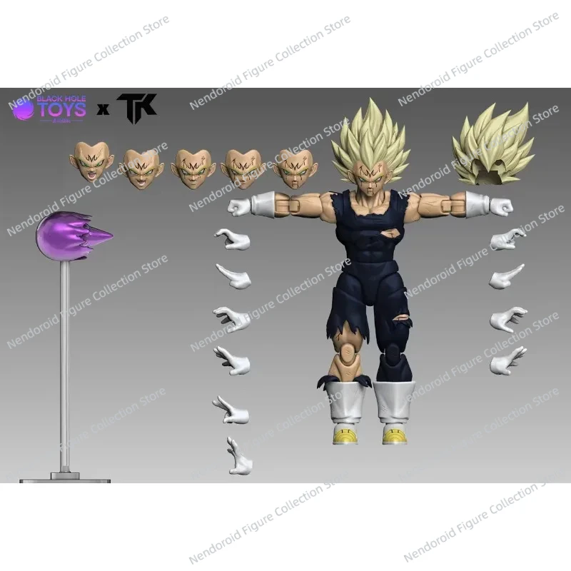在庫あり ブラックホールトイズ＆TK ドラゴンボールZ SHF 超サイヤ人 SSJ 魔人ベジータ バトルダメージベジータ アニメアクションフィギュア コレクター