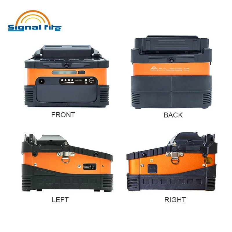 Signal Fire AI-6A six-motor 3-year warranty with built-in light 5200mAH power bank FTTH fiber optic fusion splicer