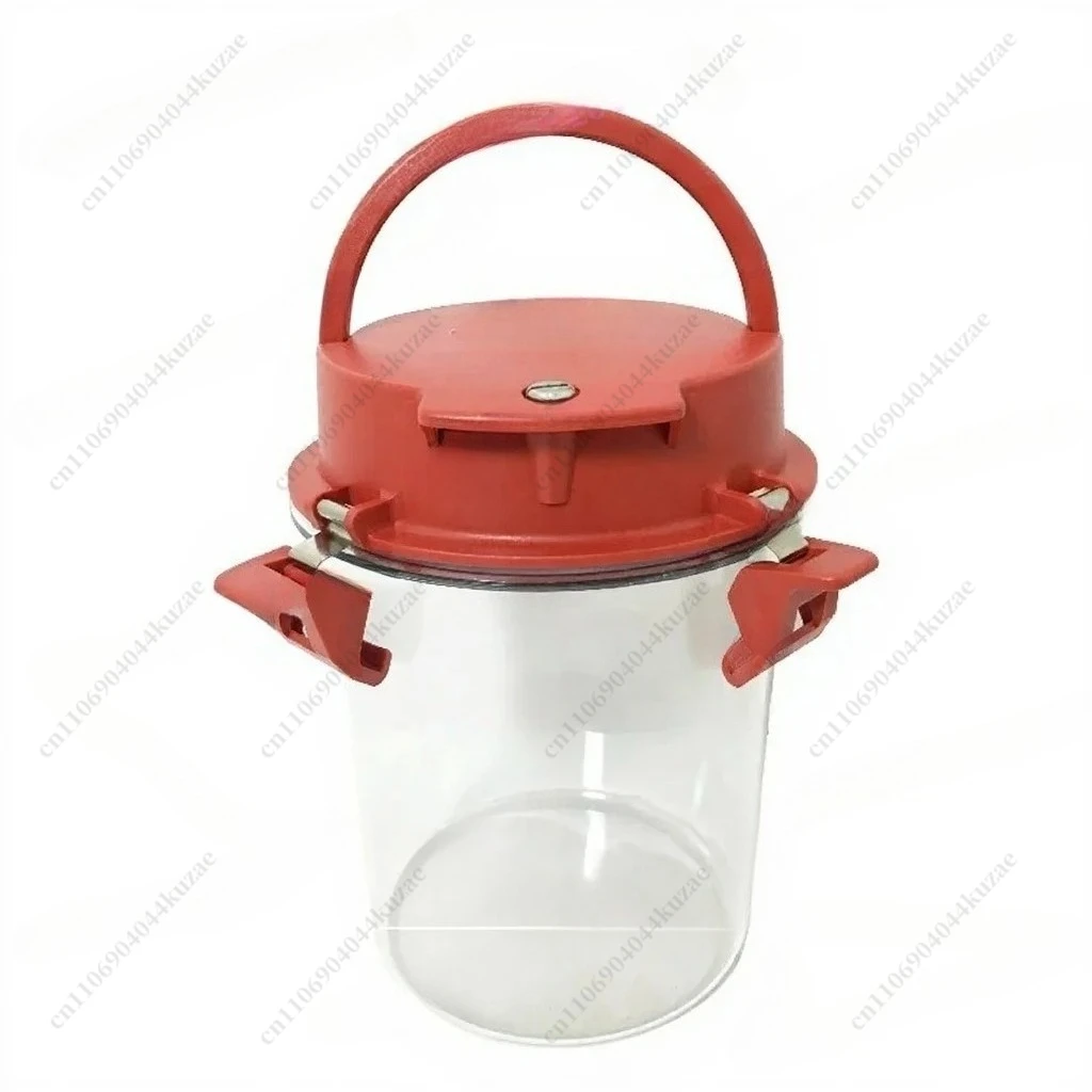 AG0025A Transparent 2.5L DE Oxime Chamber Sealed Tank Laboratory Microbial Anaerobic Cultivation Tank with Sheet Rack