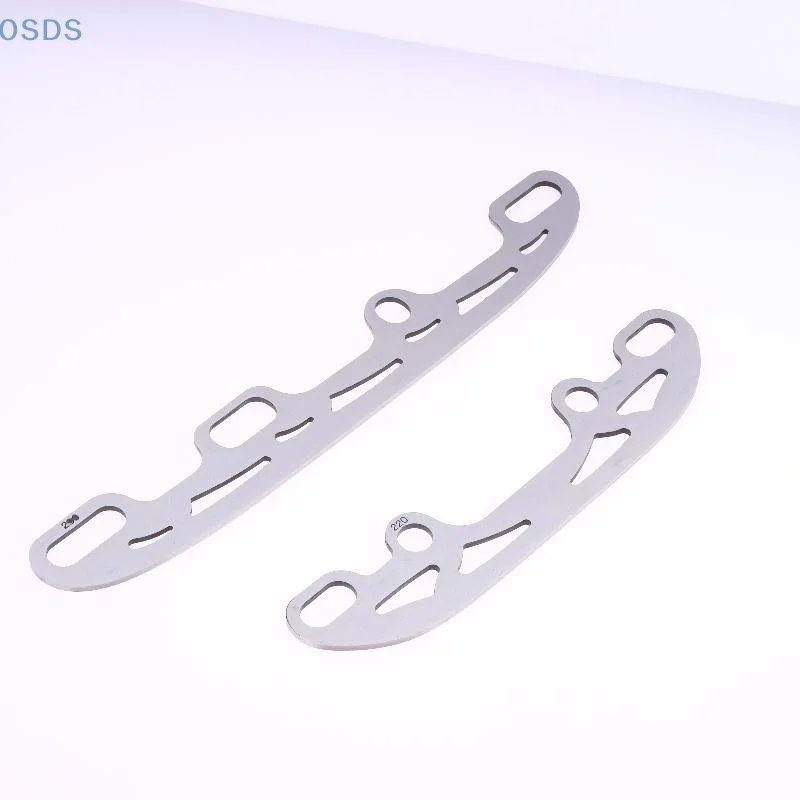 1 セットアイススケートブレード 220/253/290 ミリメートルステンレス鋼スケート交換ブレードインラインフィギュアスケートブレードスケート靴用 ​