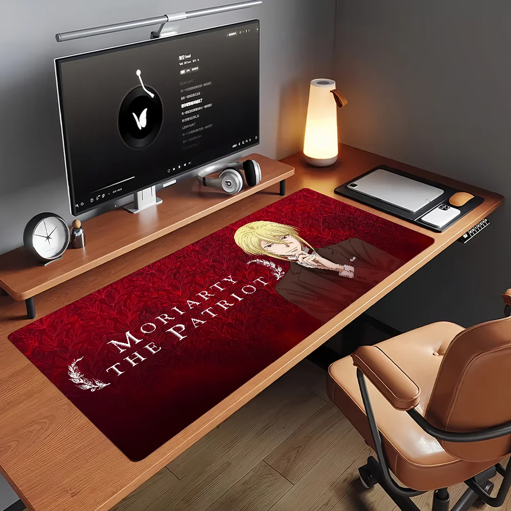 M-Moriarty Patriot William James Mouse Pad Non-slip Rubber Gamer Balance Computer Mat Decoracion Deskmat Laptop Office Large