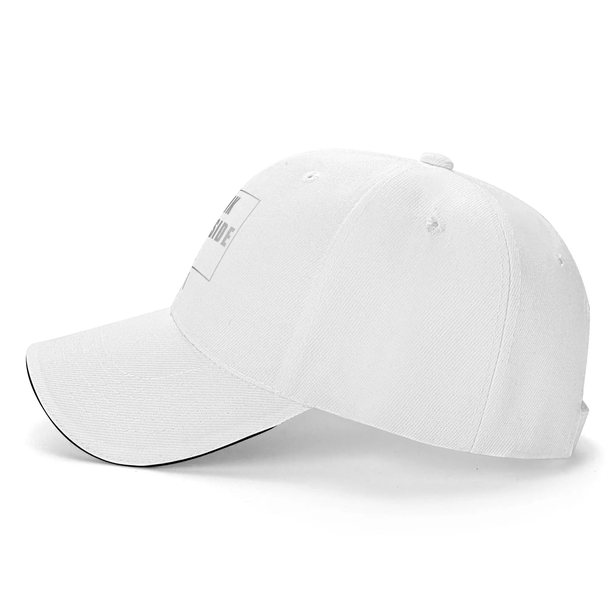 Think Outside The Box Sandwich Hat Men Women ,Outdoor  Hat Golf Hats Adjustable Polyester Baseball Caps Summer