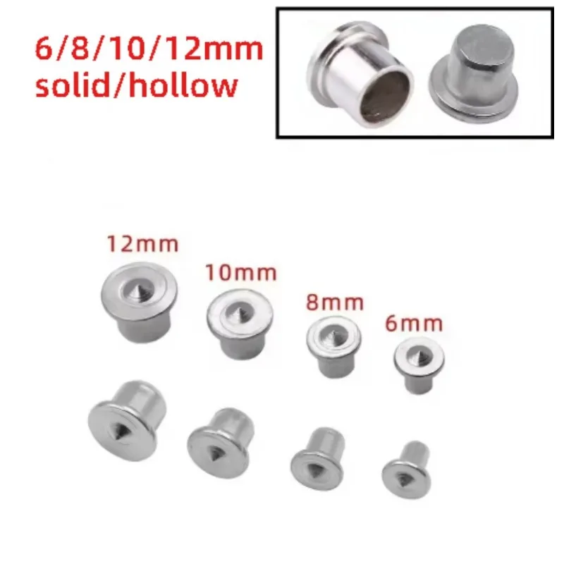 20pcs Dowel Centre Point Positioning Carpentry Log Dowel Tips Round Log Pin Locator Wooden Pin Center Punching 6/8/10/12mm