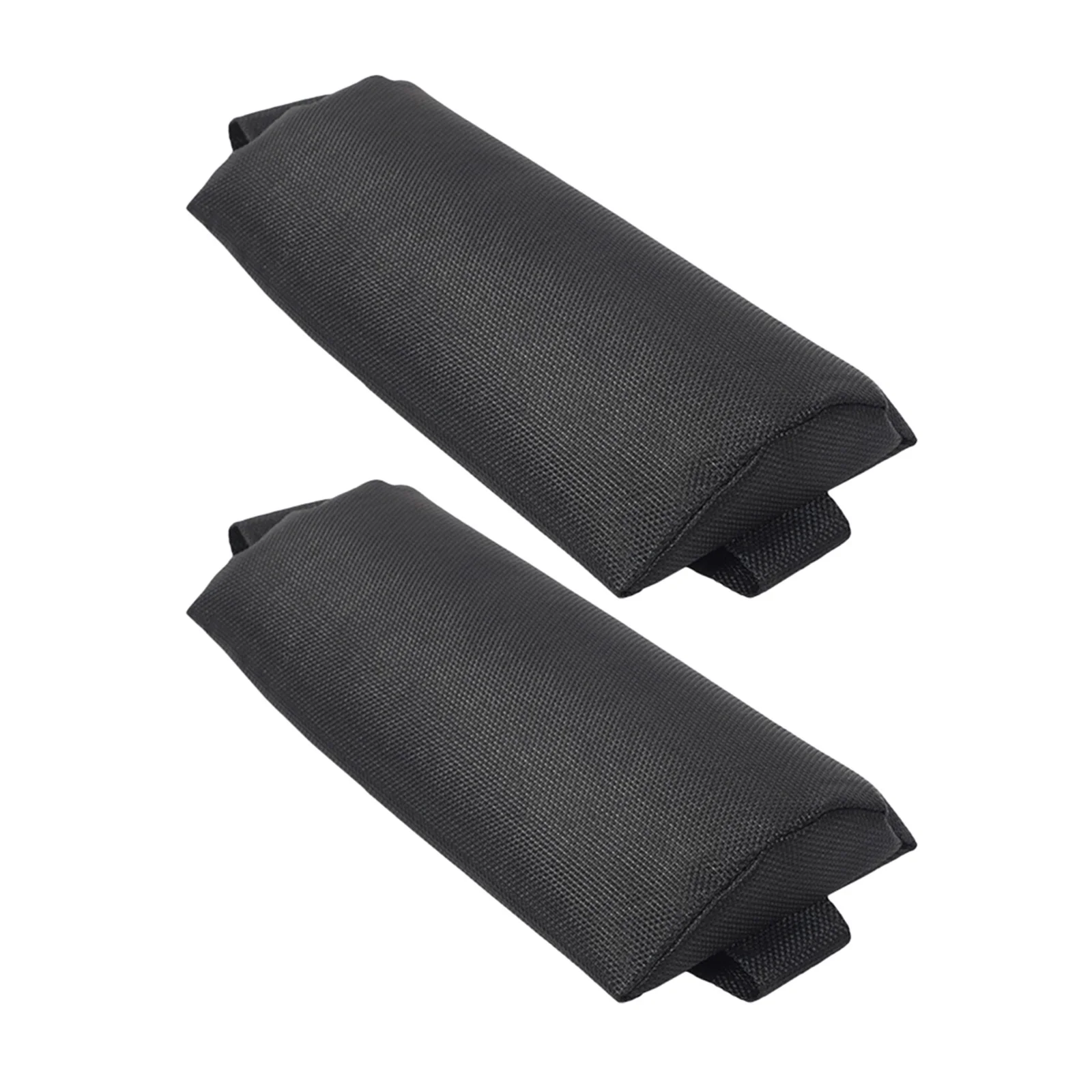 2 pçs lazer ao ar livre cadeira encosto de cabeça travesseiro destacável cinta elástica suporte para pescoço deck cadeira pátio gramado reclinável preto