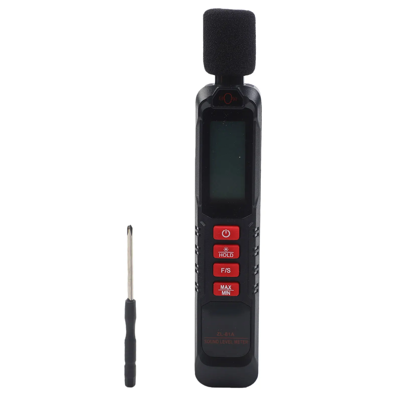 For Construction Sites Decibel Meter 17 X 5 X 3.2 Cm Portable Decibel Measuring Tool Audio Monitor Auto Power-off Feature