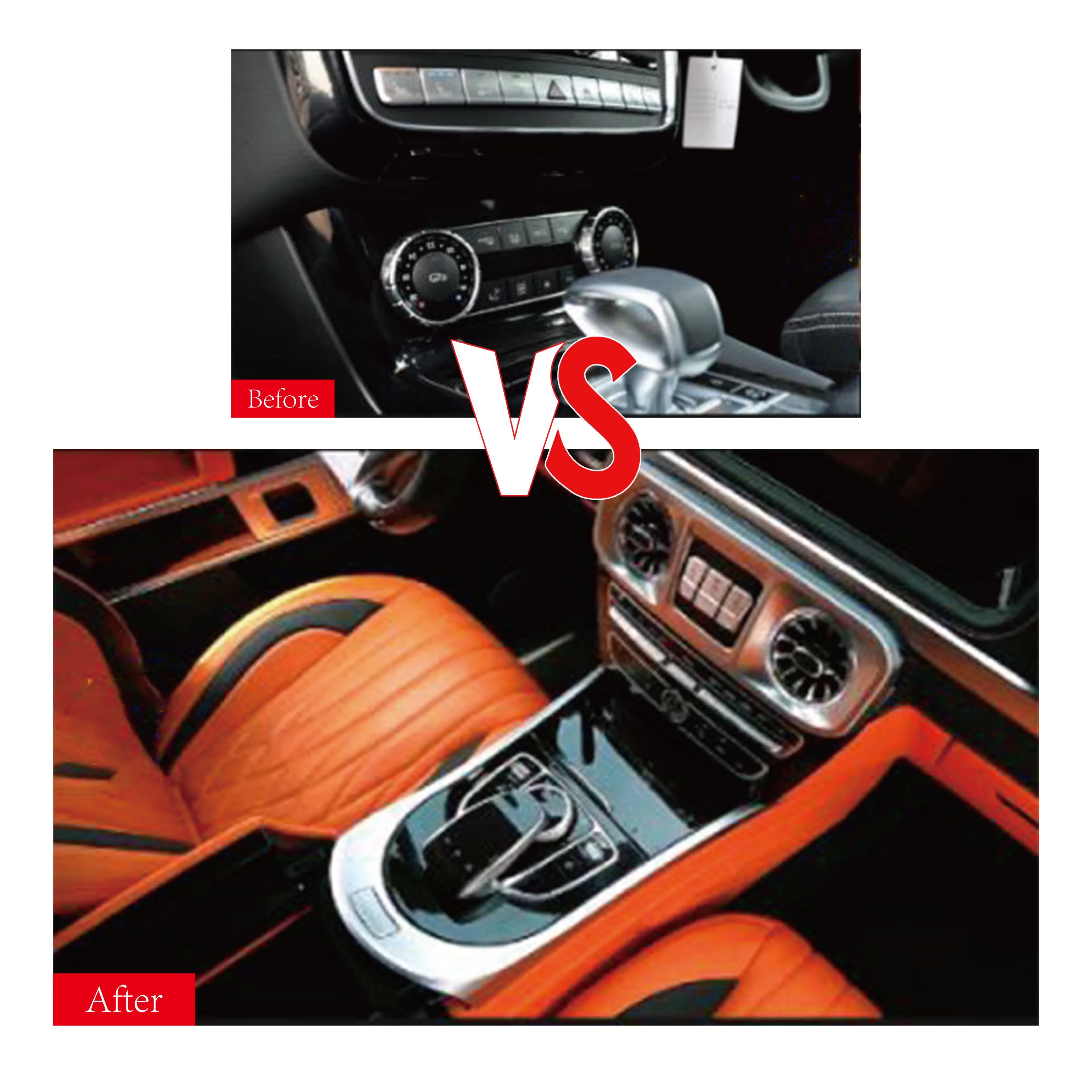 من أجل G-class إلى 2024 طقم داخلي مخصص لشاشة الملحقات الداخلية للسيارات