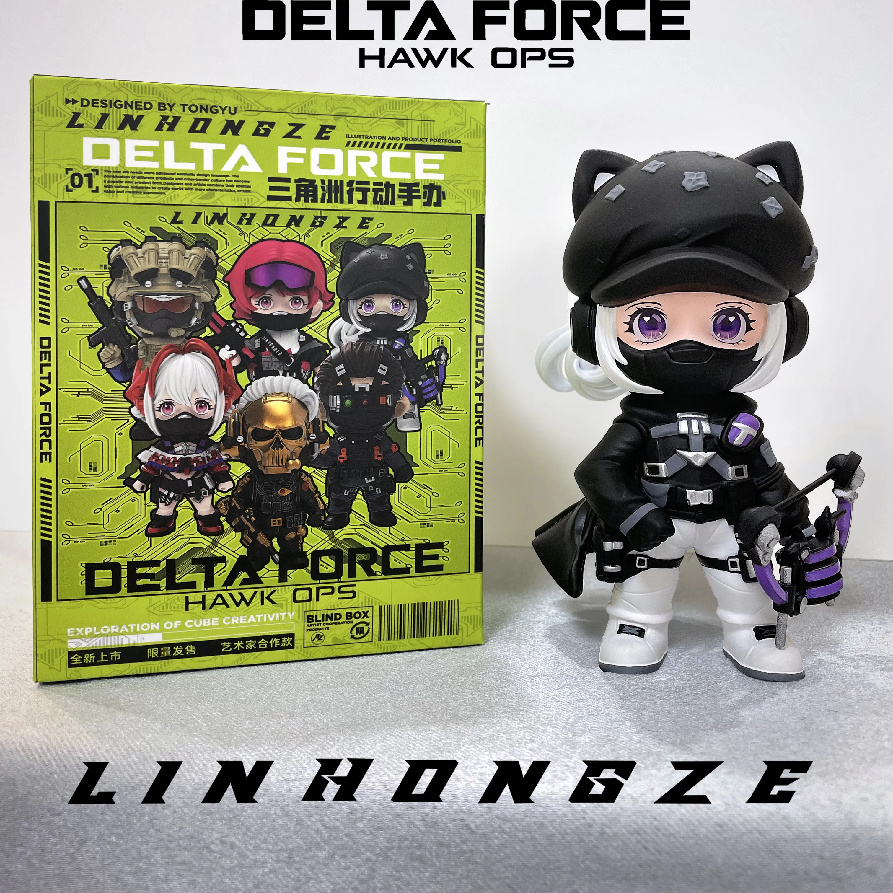 

Game Peripheral Delta Force Blind Box Weilong Honglang Mai Xiaowen Military Action Figures Model Pvc Collectible Model Gift Toy