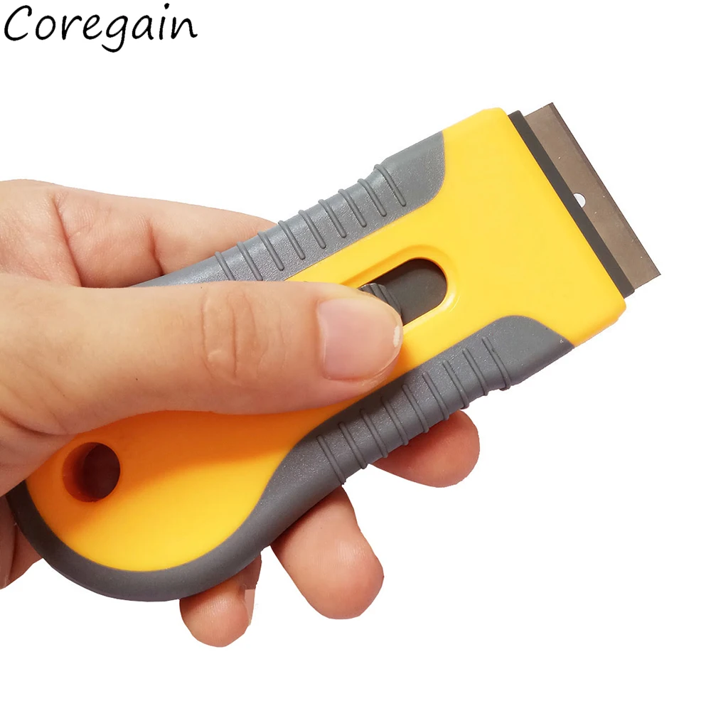 Scraper for Car Glass with Blades Window Floor Glue Sticker Remover Razor Blade Scraper to Clean Ceramic Hob Auto Squeegee Tool