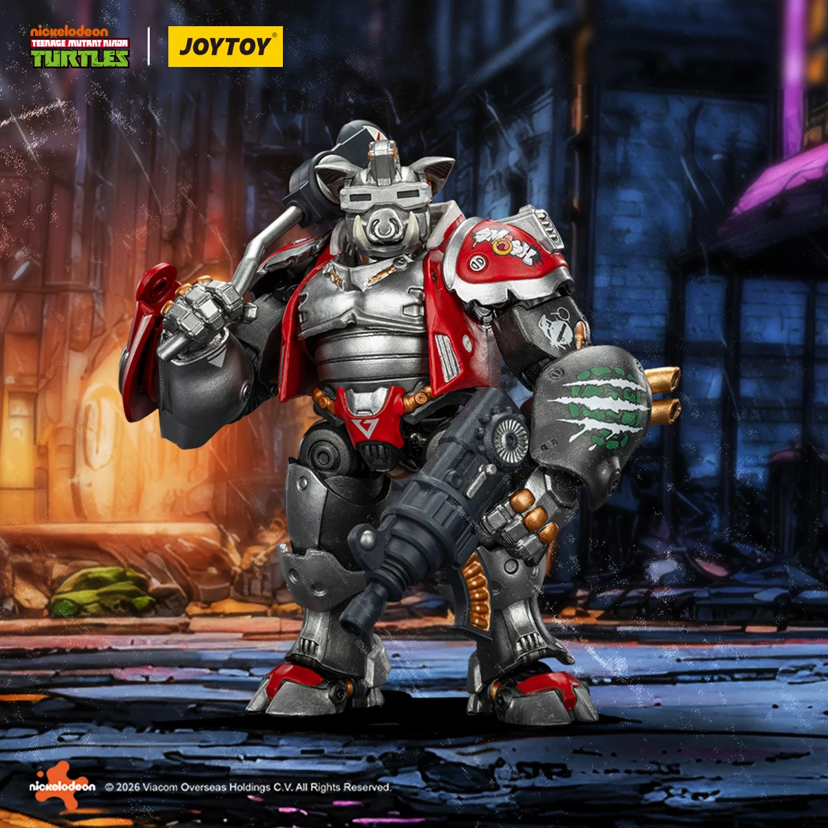 

【In stock】JOYTOY TMNT Super Bebop 1/18 Action Figure Model Toy