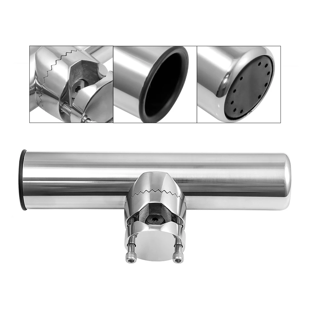 (1 قطعة) الأجهزة البحرية 316 الفولاذ المقاوم للصدأ الصيد رود حامل رف دعم للسكك الحديدية 19-25 مللي متر 25-32 مللي متر 32-50 مللي متر اكسسوارات للقوارب