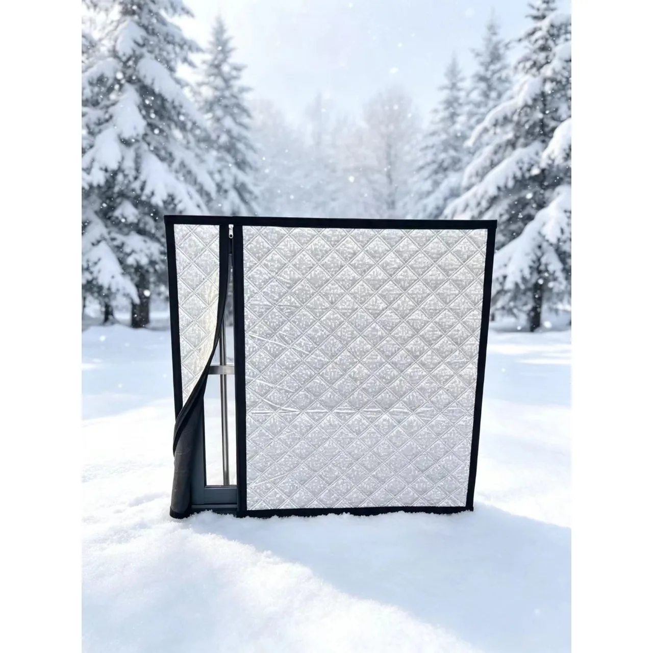 Winter Windproof Curtainswarm and Insulatedwindproof and Thickened,coldproof and Air-conditioned Windowsblackout Cotton Windows
