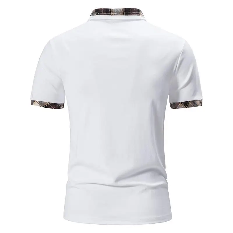 Men Summer Slim Fit Short Sleeve Sport Lapel Polo Shirt Men Business Casual 100% Polyester Quick Drying Polo Shirt s Tops