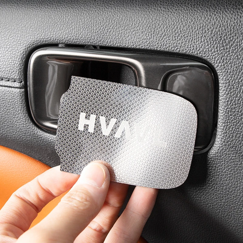 ل هافال H9 2nd MKII 2024 2025 ألياف الكربون سيارة الباب الداخلي السلطانية زخارف اللوحات ملصقات الداخلية واقية الكسوة الملحقات #3