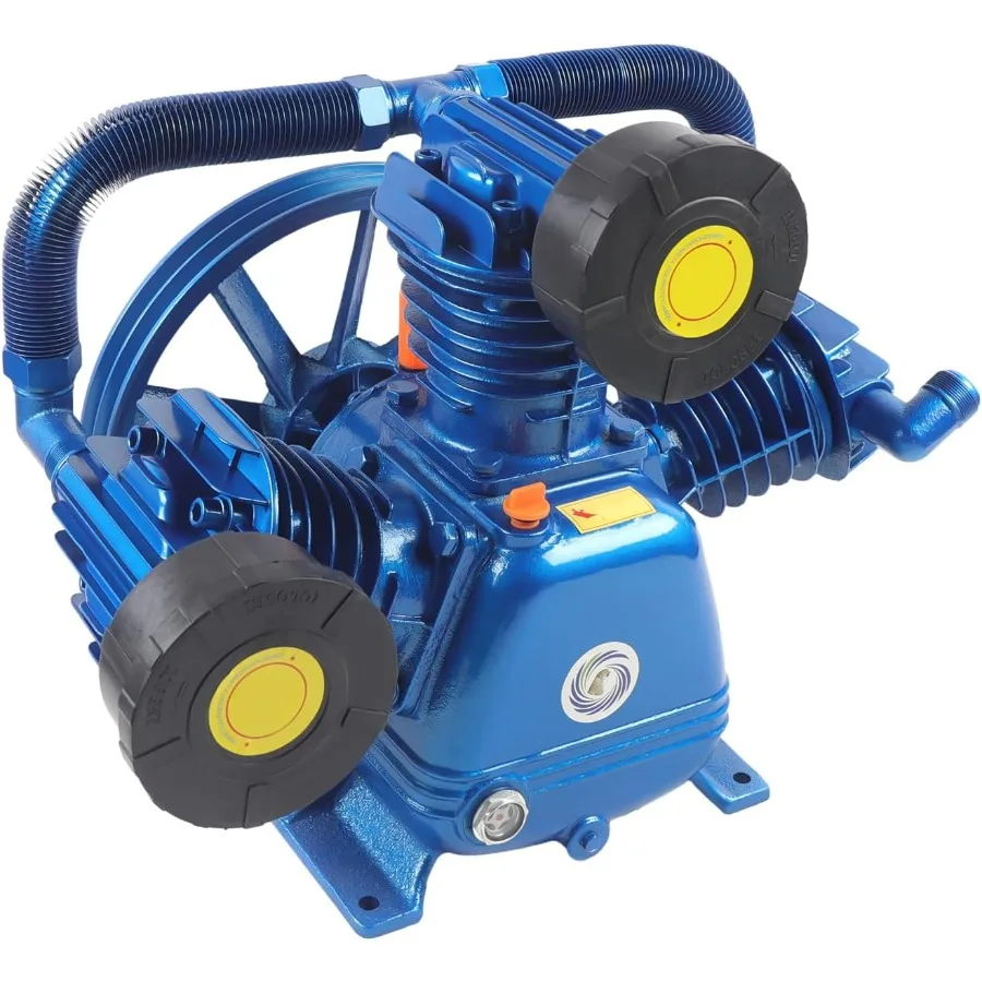 

Универсальный 3-цилиндровый двухступенчатый воздушный компрессор, головка насоса для промышленного применения, 10 л.с., 0,34 м, мин, 175 фунтов на квадратный дюйм, высокопроизводительный WTy