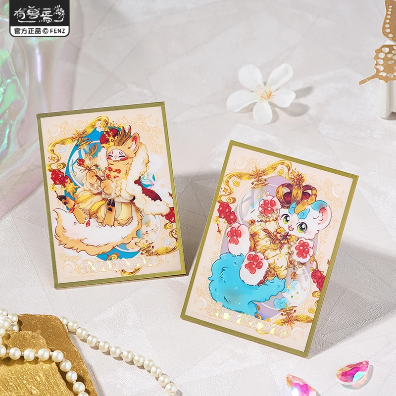 In Stock Official Fabulous Beasts Acrylic Shikishi Colored Paper Eighth Anniversary Series Anime Game Toy Kids Halloween Gift