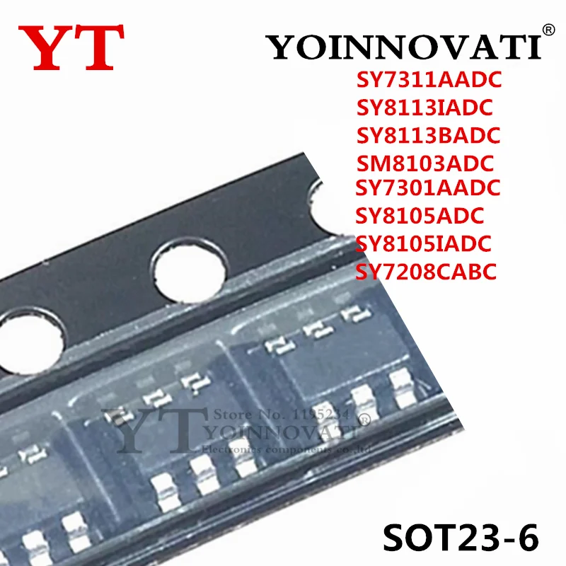 5Piece SY7311AADC SY8113IADC SY8113BADC SM8103ADC SY7301AADC SY8105ADC SY8105IADC  SY7208CABC for Power module