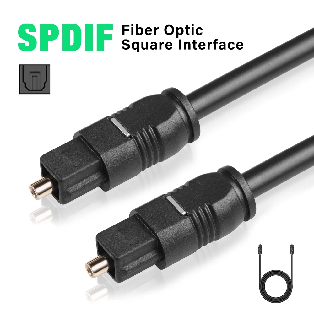 High Quality HIFI 5.1 Digital Optical Audio Cable Toslink SPDIF Coaxial Cable for Amplifiers Blu-ray Xbox 360 PS4 Soundbar Fiber