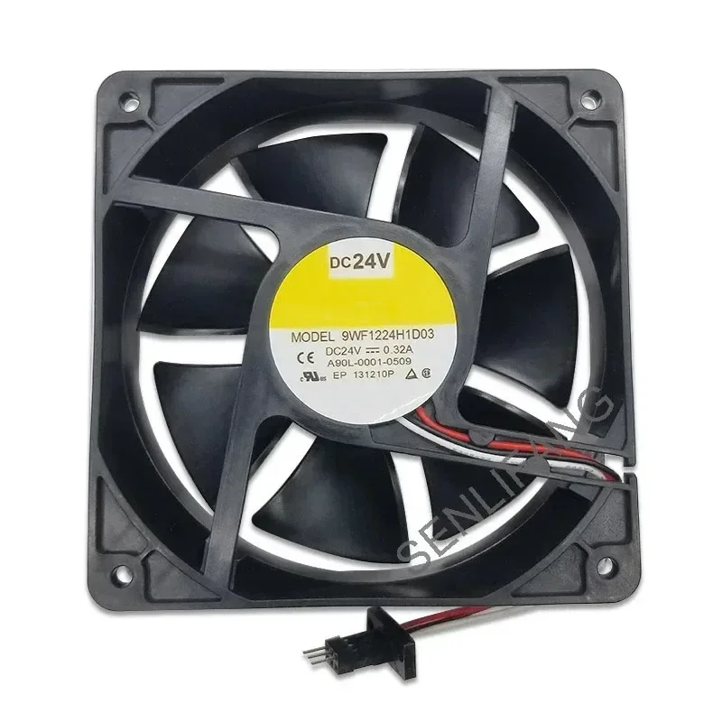 

12CM Fan 9WF1224H1D03 DC24V 0.32A For Fanuc 3Lines Processor Cooler For Computer