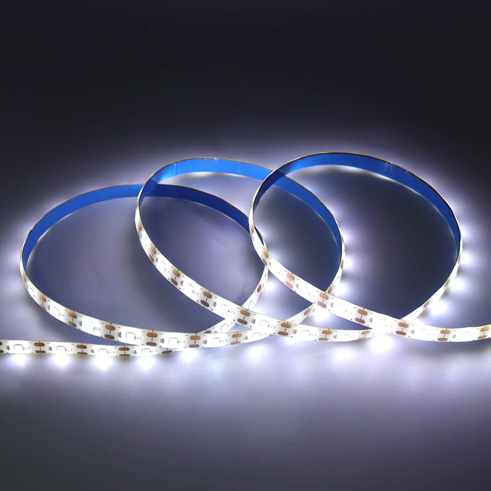 SMD2835 Solar Strip LED Lights With Remote Control 5V 60LEDs/M IP65 Waterproof Flexible Cuttable Ribbon Tape Rope Lamp Lighting