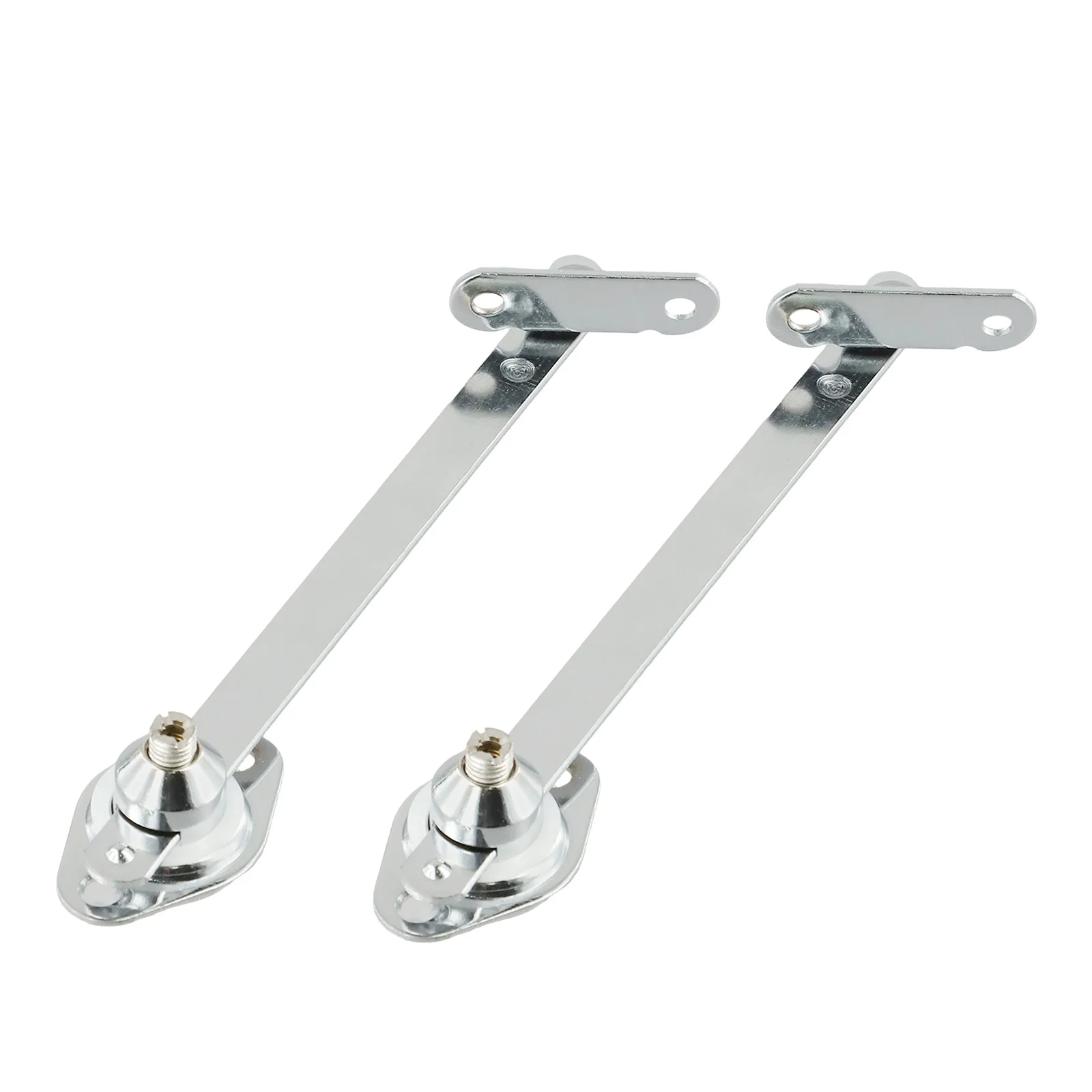 

Set of 2 Flap Stay Hinges and Drop Lid Supports with Sliding Rail Designed for Cabinet Doors to Hold Position Firmly