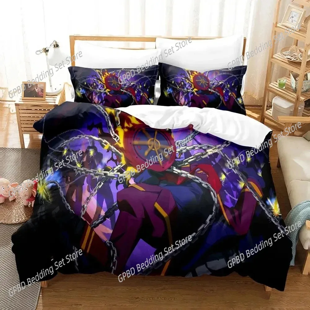 

3D Print Anime Game Limbus Company Bedding Set Double Twin King Duvet Cover Comforter Pillowcase Boys Girls Adults Bedroom