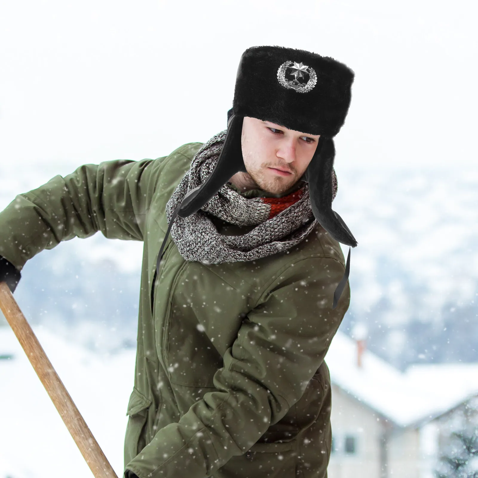 

Теплая шапка для мужчин в винтажном стиле, легкая, с защитой ушей, для работы на открытом воздухе, путешествий, рыбалки, пляжа, кемпинга, походов