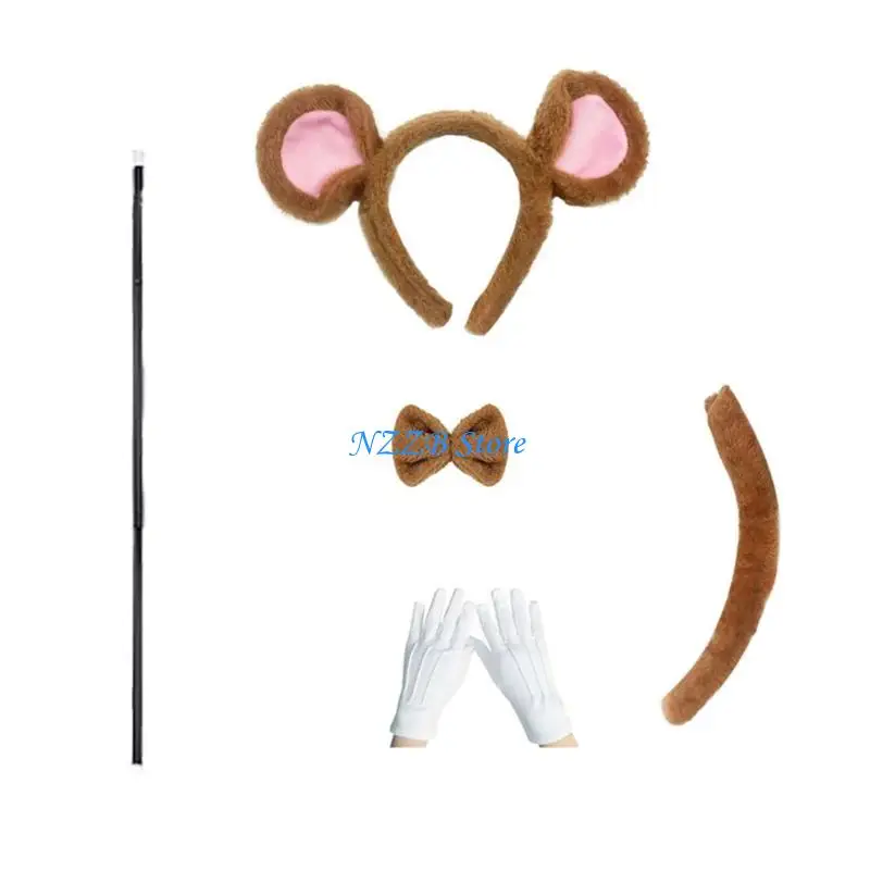 

T21F 6pcs Kids Animal Fancy Costum