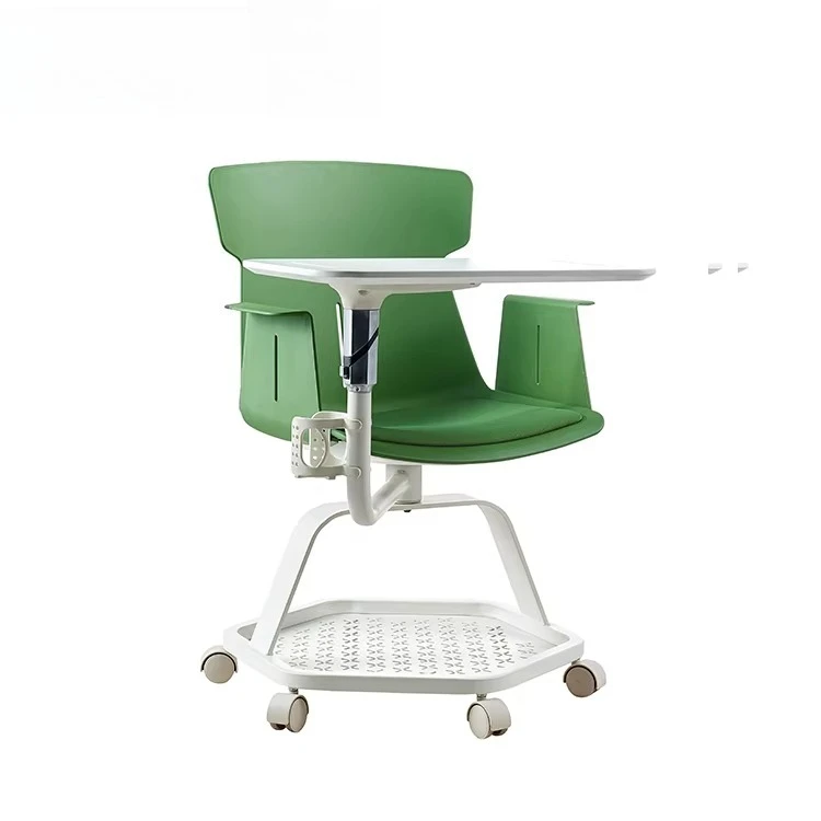 Study Training Chair with Table Attached Conference Chair Training Chair with Writing Pad