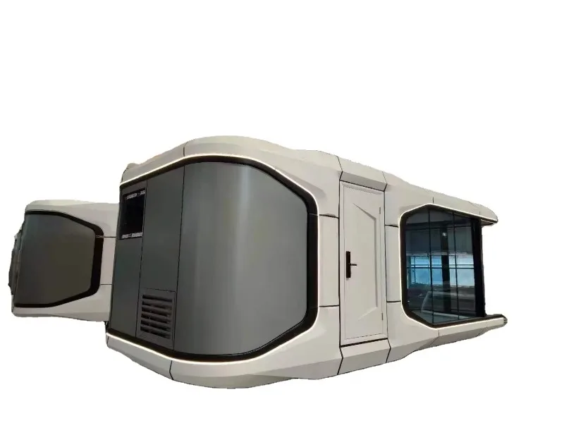 New 5.8*3.3*3.2m Space Capsule With Kitchen Bathroom Apartment Features For House
