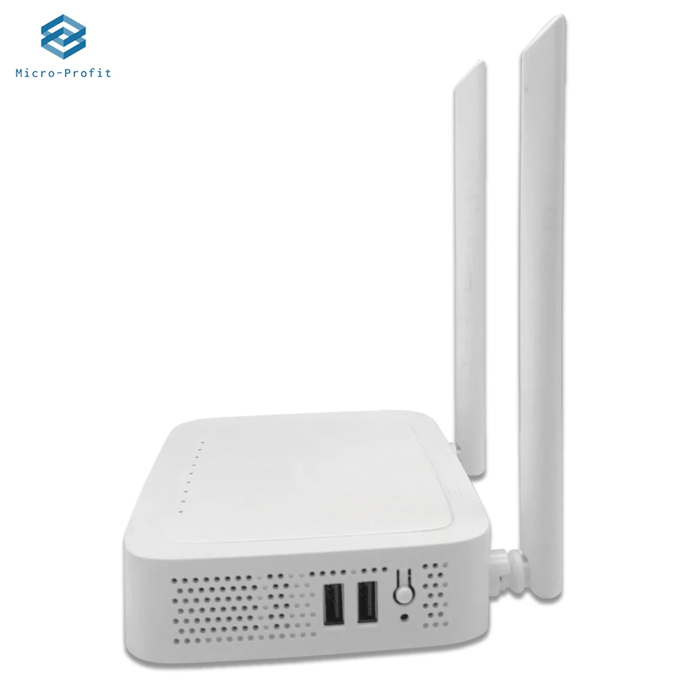 FTTH GPON ONU ONT H3-2S 4GE WLAN+2.4G/5G DUAL BAND WIFI 5DB Used Gpon ONUS Fiber-home Fiber Optic internet Router Free Shipping