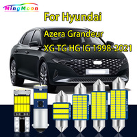 LED Interior Map Dome Trunk Light Reading Bulbs Kit For Hyundai Azera Grandeur XG TG HG IG 1998-2017 2018 2019 2020 2021