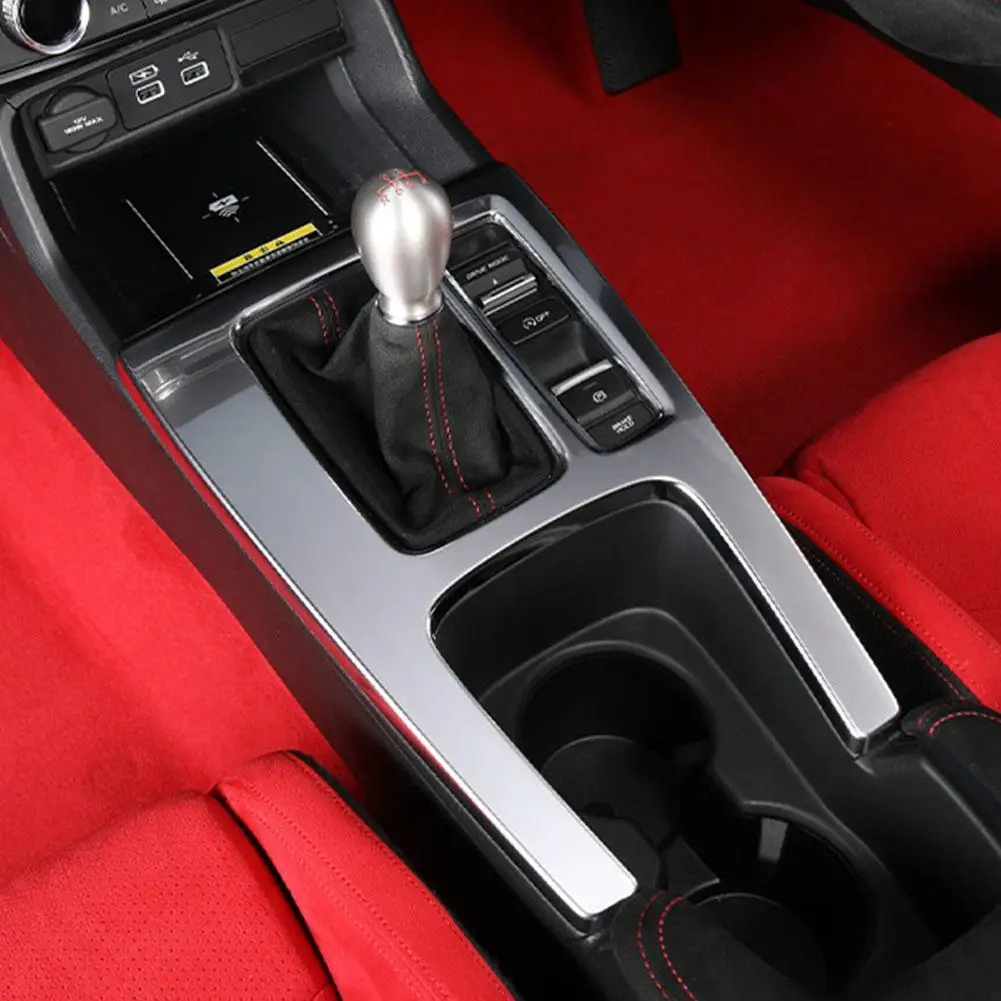 

For TYPE R FL5 Manual Transmission Center Control Panel Decoration Sticker Gear Shift Panel Modified Accessories