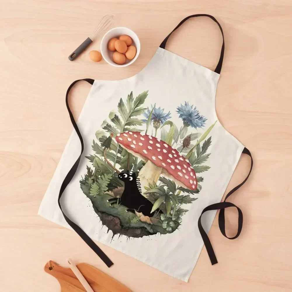 

Tiny Unicorn Apron Custom Restaurant Chef Uniform For Men Apron