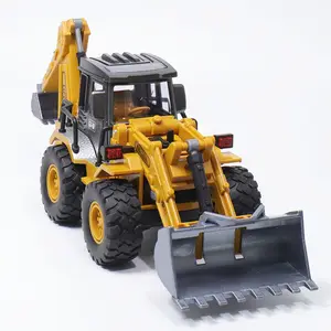 Diecast Engineering Inertial Driving Toys für Jungen Liga Traktor Brennen Bulldozer Kinder LKW Fahrzeug 8 Hauptverkaufstraktor Kinder - №4