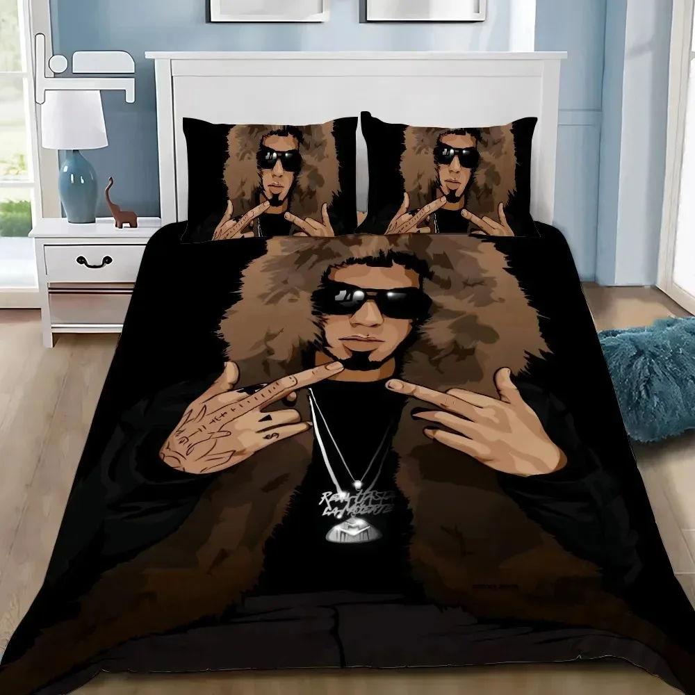 Duvet Cover Anuel AA 3D Exquisite Hasta La Muerte Digital Printing Bedding Set Comforter Bed Youth Home Decor Kids Boys Gift