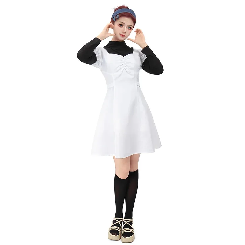 

DAZCOS Women Nana Komatsu Cosplay Costume Outfit Dress with Accessories Cute Dress Full Set US Size for Halloween Party
