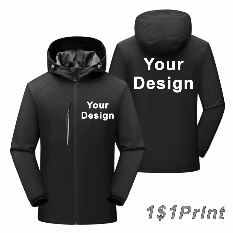 

Unisex Winter Mountaineering One-Piece Jacket: Warm Waterproof Logo/Print Customizable Team Outfit