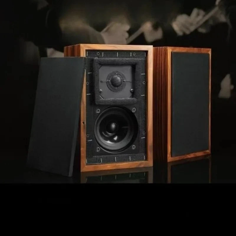Passive Bookshelf Speaker, 5‑Inch Classic Hi‑Fi Audiophile Loudspeaker for Home Audio Playback