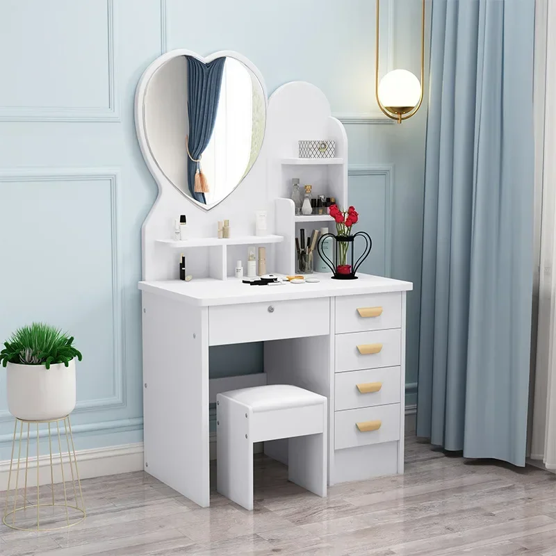 Dressers Vanity Desk Storage Cabinet Makeup Tables Hairdresser Dresser Bedroom Furniture Vanity Table With Mirror Tocador