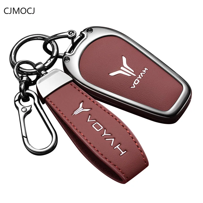 Premium Zinc Alloy Key Cover Case for Voyah Dreamer PHEV / FREE 318 (2024) - Protective Key Fob Shell Keybag Keychain