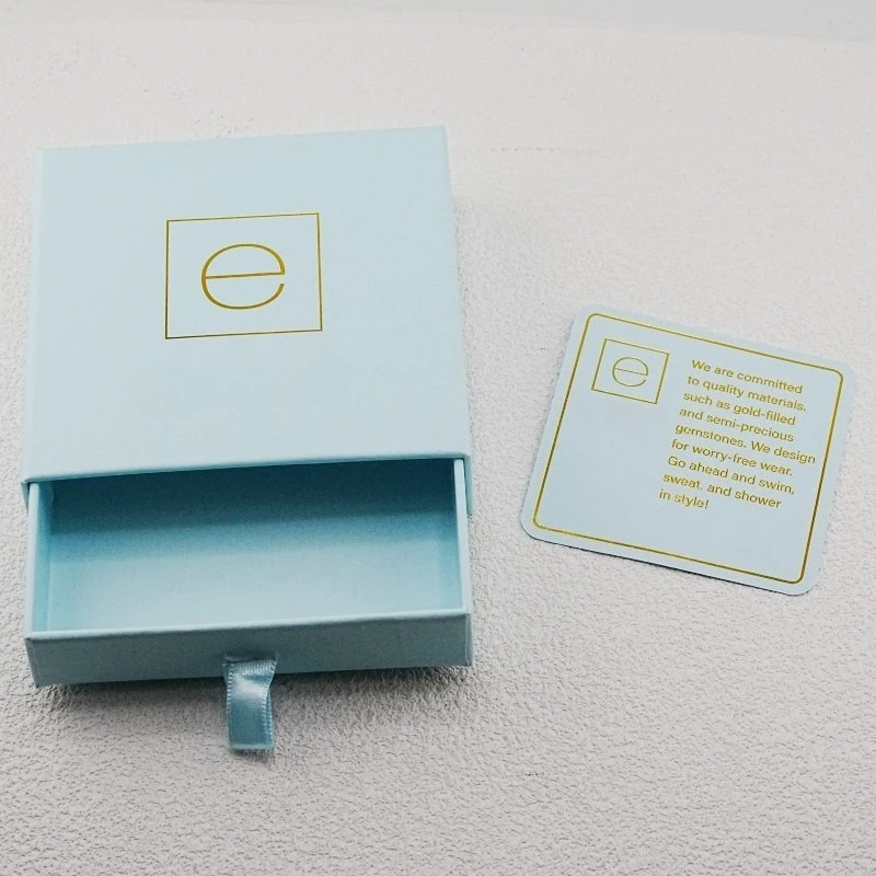 E new Jewelry Gift Box and Dust Bag One Set