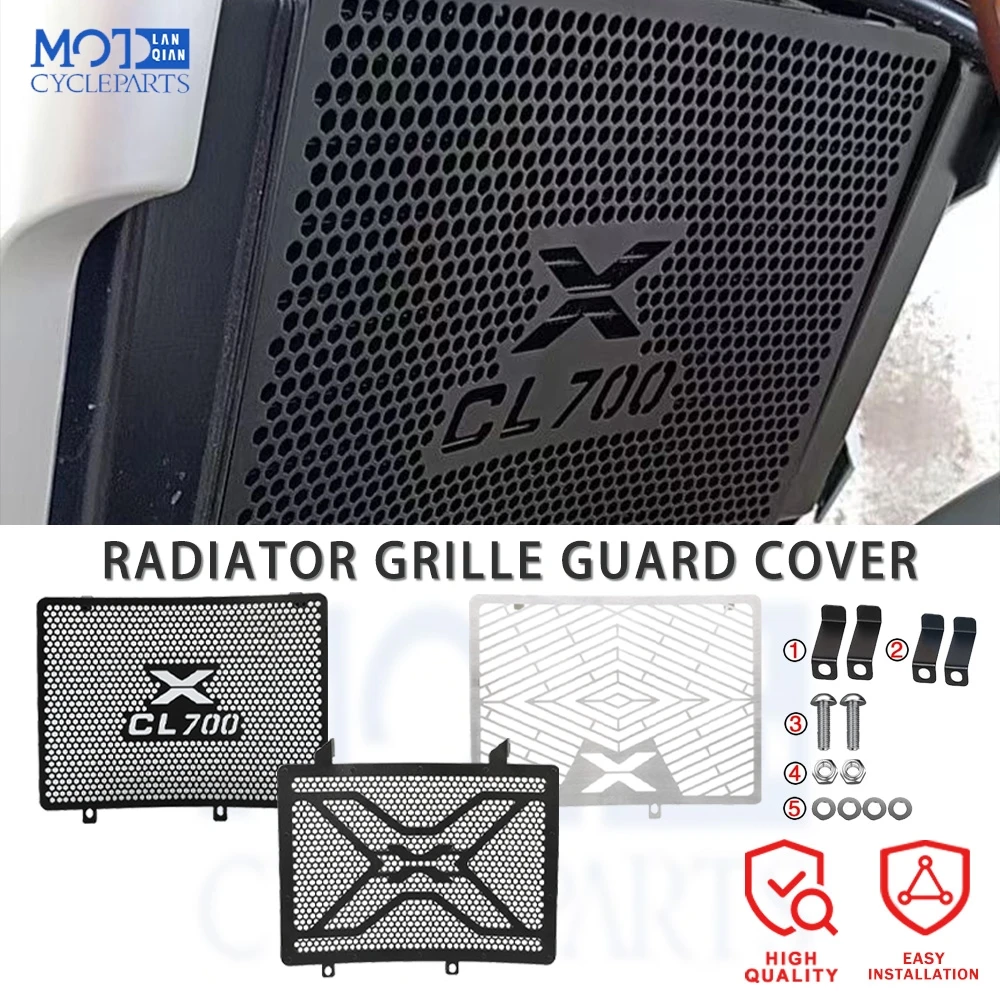 

Motorcycles FOR CFMOTO CF MOTO 700CL-X CLX700 CLX 700 700CLX 2020 2021 2022 2023 Radiator Grille Cover Guard Protection Protetor