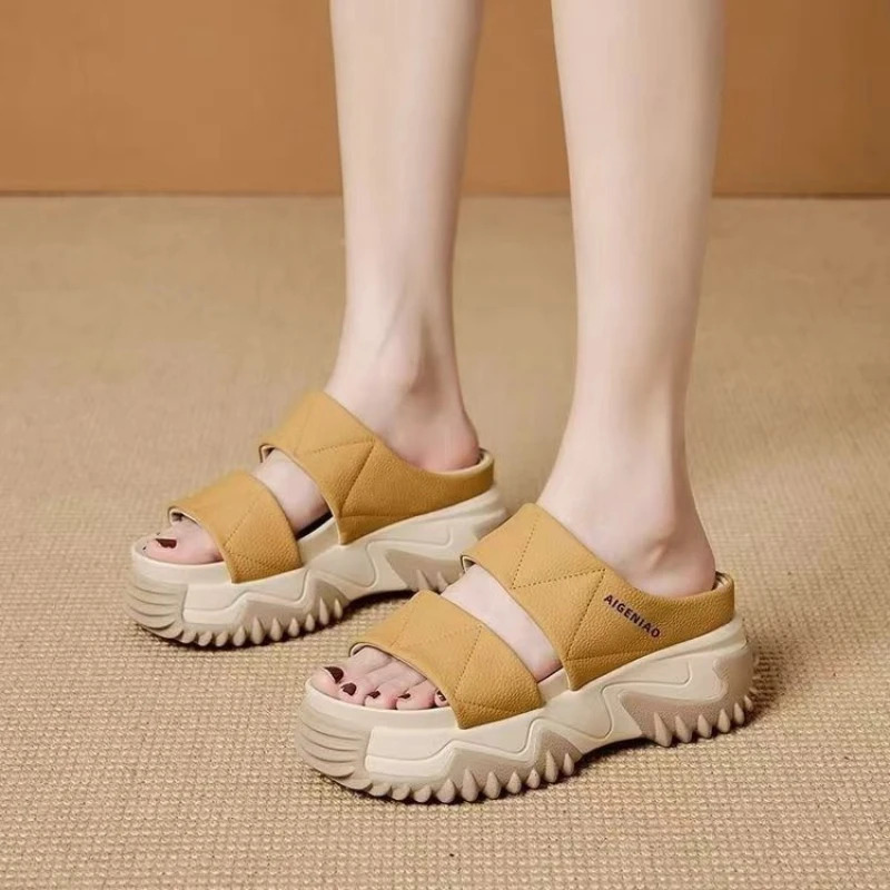 2024The New Women Shoes High Quality Platform Sandals Fashion Increase Platform Sandals Retro Shoes for Women Zapatos De Mujer