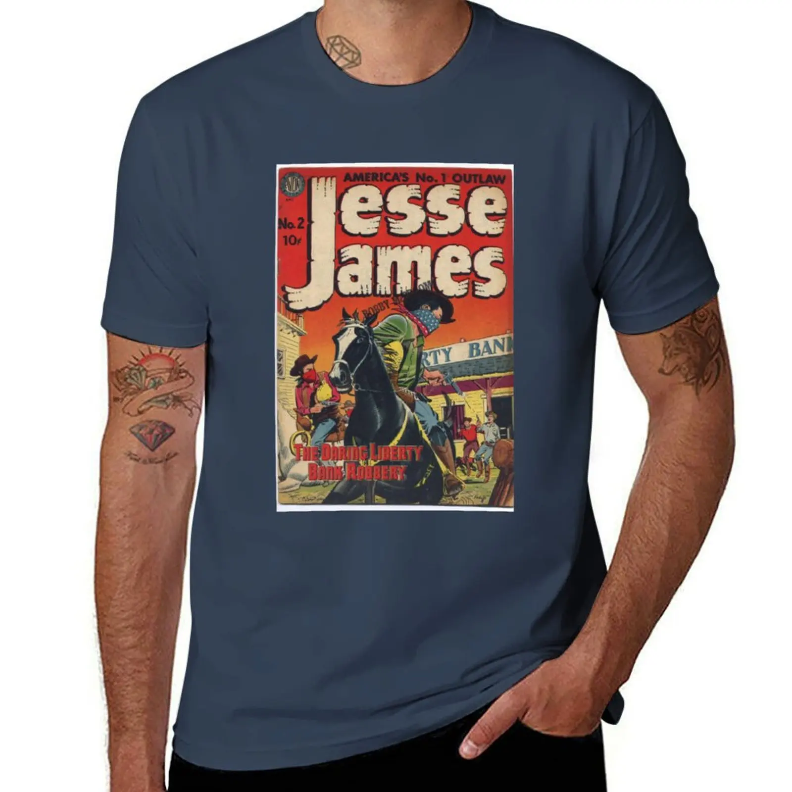 

Jesse James 002 -c2c T-Shirt Casual Minimalist Short Sleeve Top