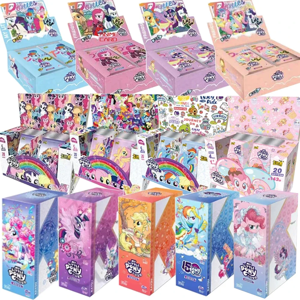 

KAYOU Genuine My Little Pony 40th Anniversary Limited Friendship Eternal Rare SC SGR Princess Trading Cards Toy Gift For Kids