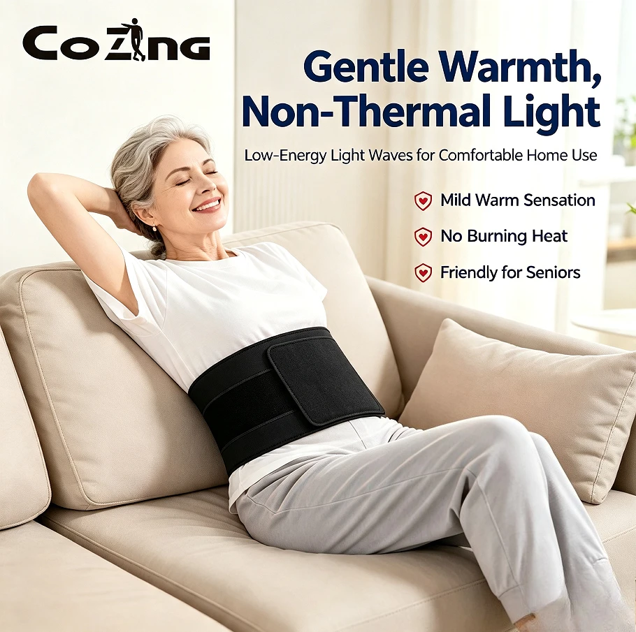 660&850nm  LED Infrared Body Pad – Wearable Wrap for Back Shoulder Waist Pain & Weight Loss Therapy